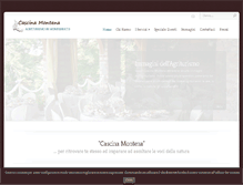 Tablet Screenshot of cascinamontena.it